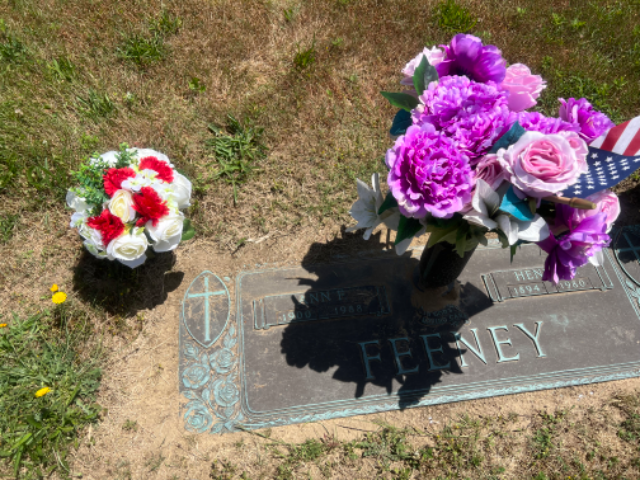 Flower delivery for Ann Frances White Feeney