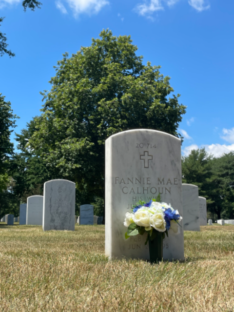 Flower delivery for Fannie Calhoun