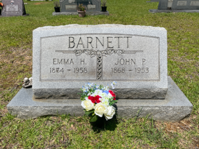 Flower delivery for John Pleasant Barnett