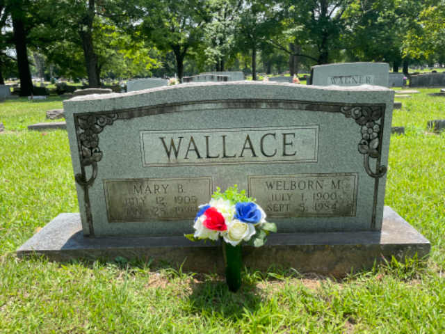 Flower delivery for Welborn M Wallace