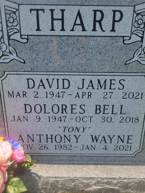 Flower delivery for Anthony W. Tharp