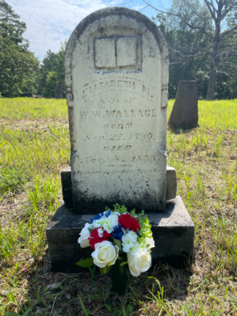 Flower delivery for Elisabeth M. Wallace