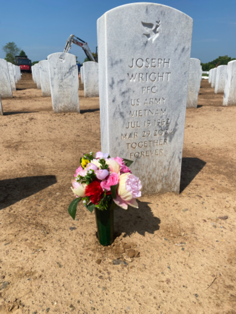 Flower delivery for Joseph Wright