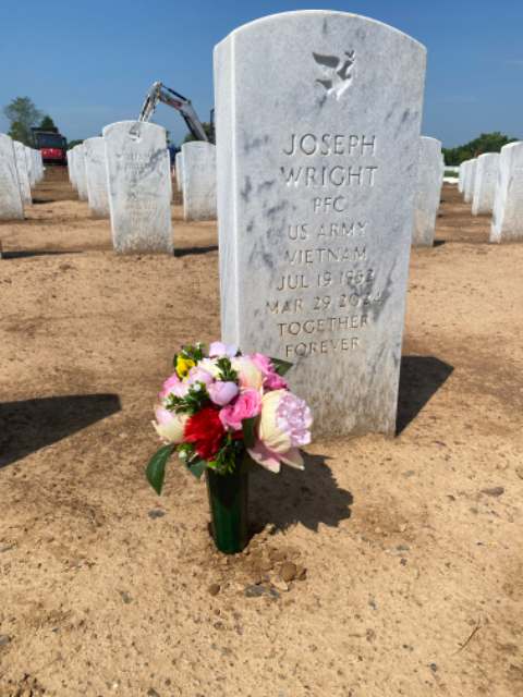 Flower delivery for Joseph Wright