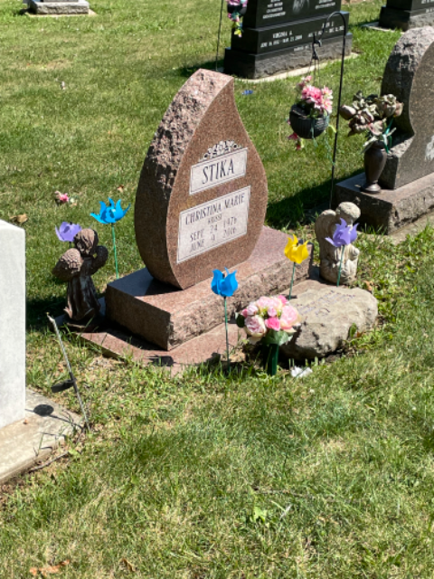 Flower delivery for Christina Marie Book