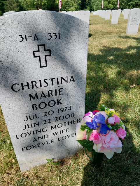 Flower delivery for Christina Marie Book