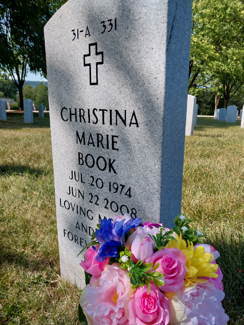 Flower delivery for Christina Marie Book
