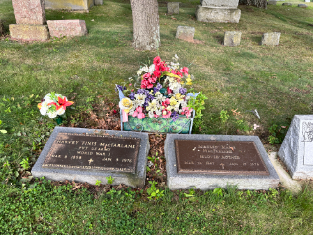 Flower delivery for Harvey Finis MacFarlane