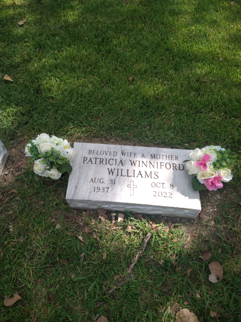 Flower delivery for Patricia Ann Williams
