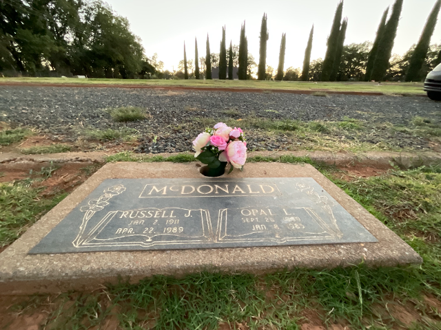 Flower delivery for OPAL LILLIAN MCDONALD