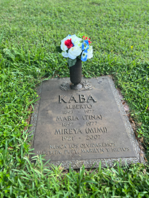 Flower delivery for Alberto Kaba