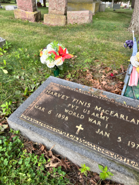 Flower delivery for Harvey Finis MacFarlane