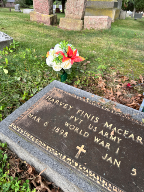 Flower delivery for Harvey Finis MacFarlane