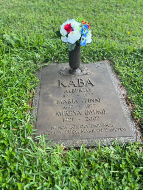 Flower delivery for Alberto Kaba