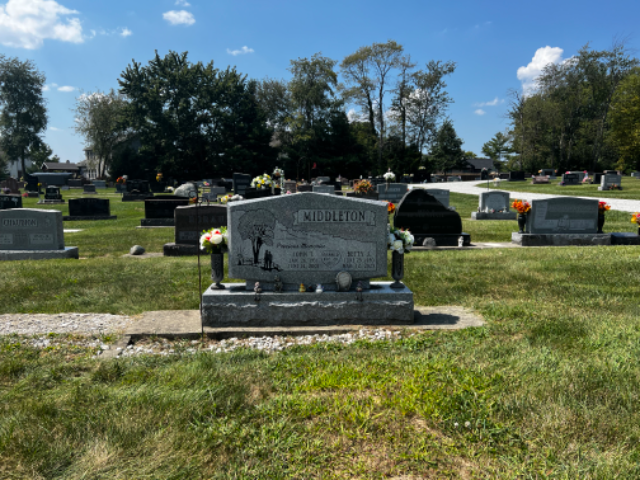 Flower delivery for John Thomas Middleton