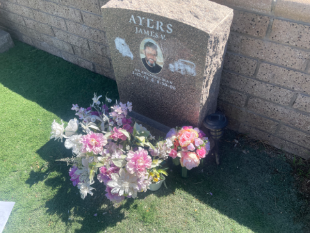 Flower delivery for James V. Ayers