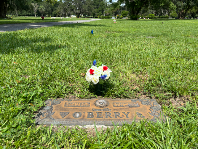 Flower delivery for William C. O’Berry