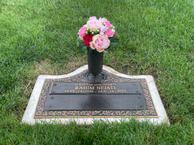 Flower delivery for Rahim Nejati