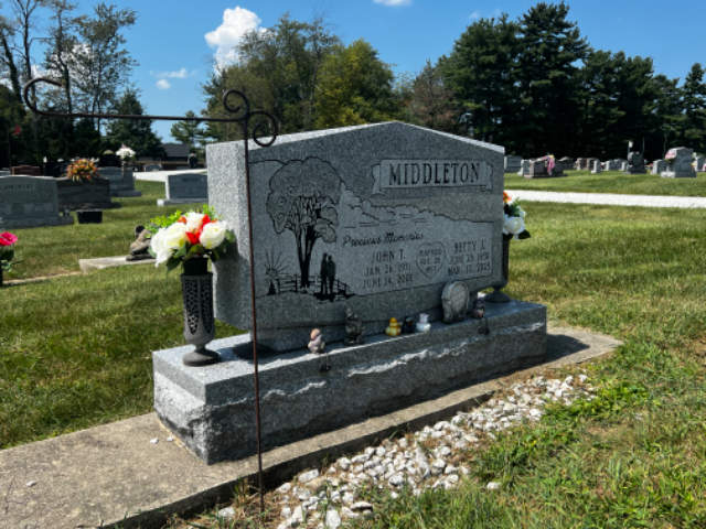 Flower delivery for John Thomas Middleton