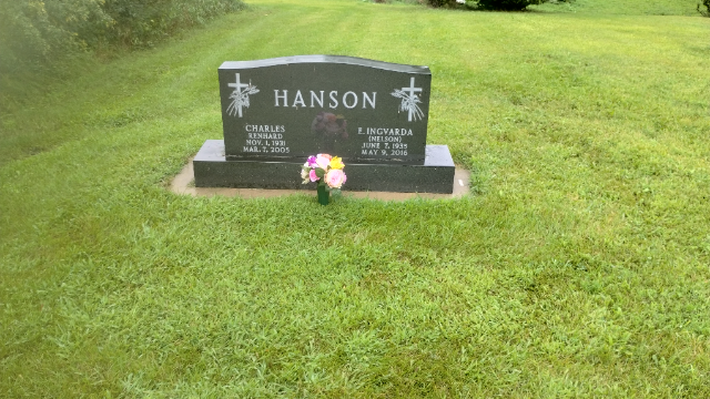 Flower delivery for E. Ingvarda Hanson