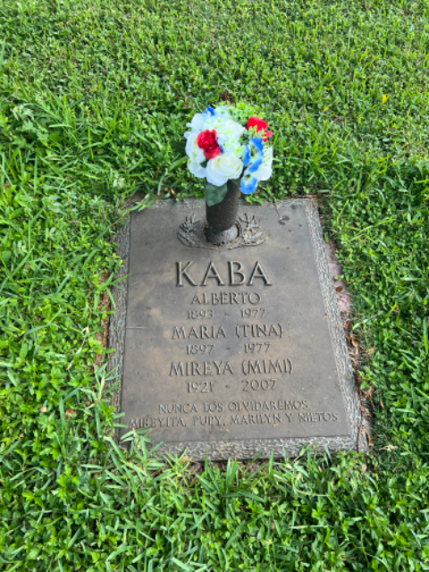 Flower delivery for Alberto Kaba