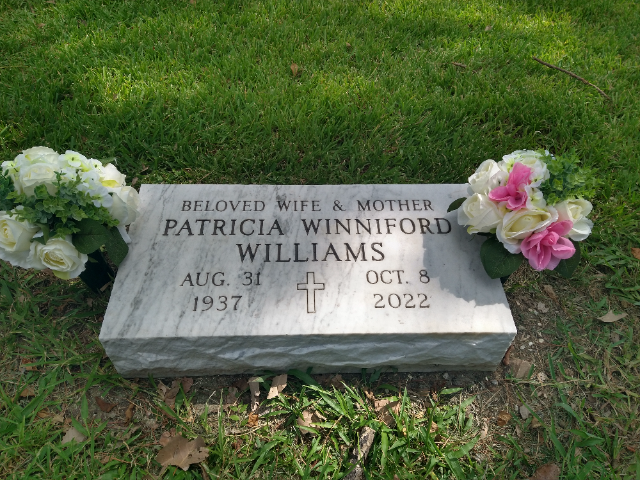 Flower delivery for Patricia Ann Williams