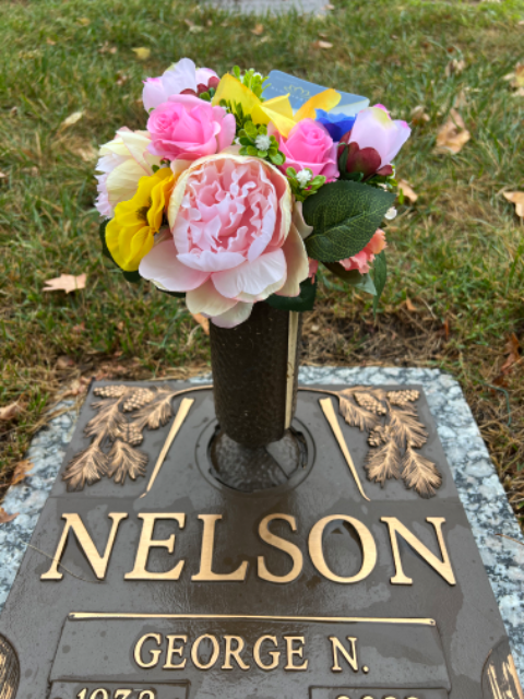 Flower delivery for George N. N. Nelson