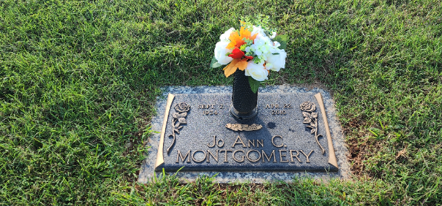 Flower delivery for Mary JoAnn Montgomery