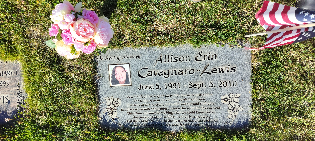 Flower delivery for Allison Erin Cavagnaro-Lewis