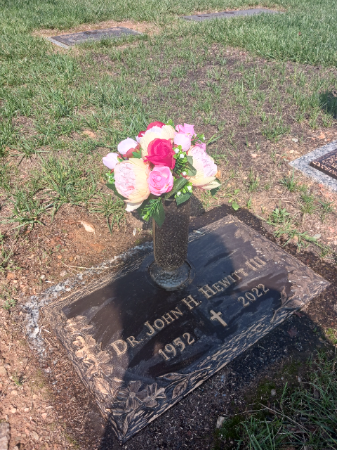 Flower delivery for John H. Hewitt