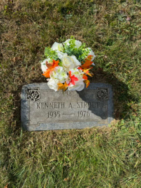 Flower delivery for Kenneth A. Strout