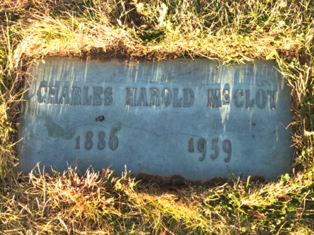 Flower delivery for Charles Harold McCloy