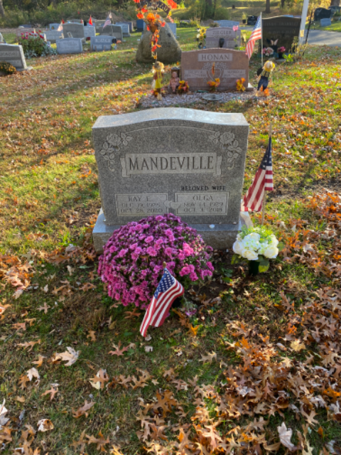 Flower delivery for Ray E. Mandeville