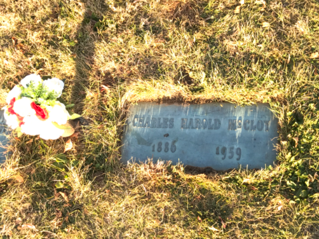 Flower delivery for Charles Harold McCloy