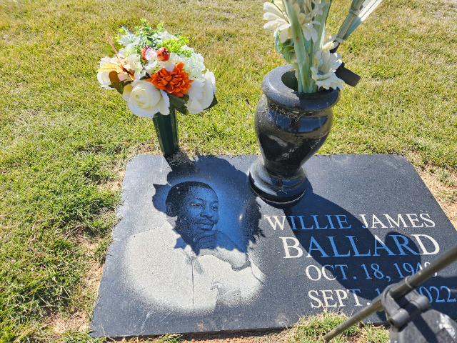 Flower delivery for Willie James Ballard