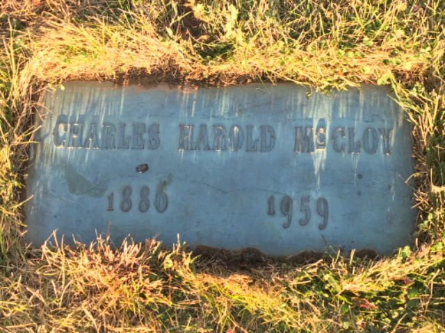 Flower delivery for Charles Harold McCloy