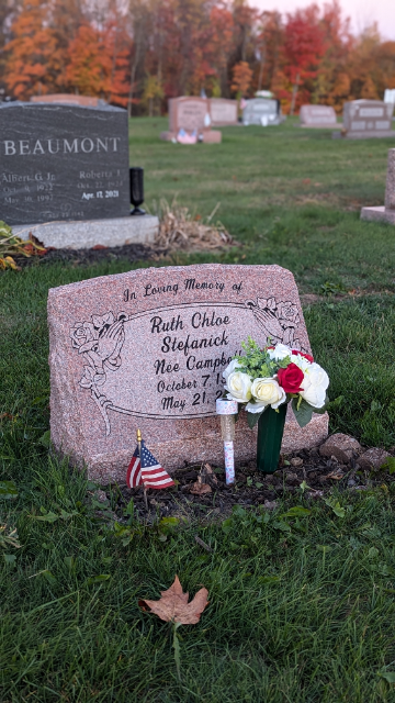 Flower delivery for Ruth Chloe Campbell Stefanick