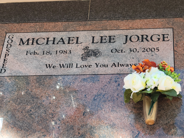 Flower delivery for Michael Lee Jorge