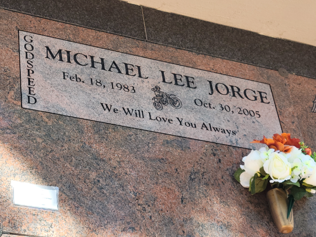 Flower delivery for Michael Lee Jorge
