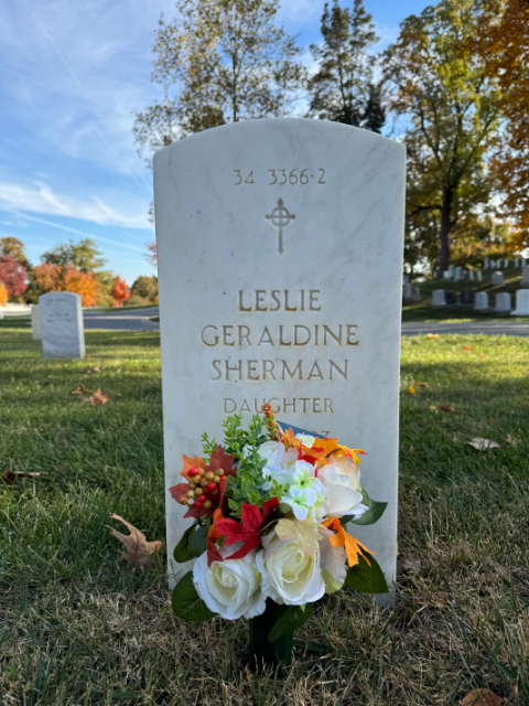 Flower delivery for Leslie Geraldine Sherman