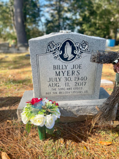 Flower delivery for Billy Joe Myers