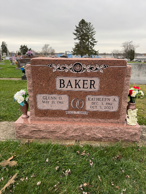 Flower delivery for Kathleen A. Baker