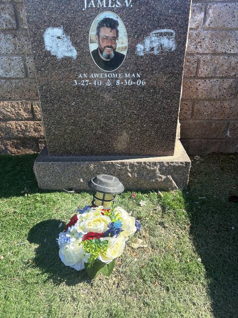 Flower delivery for James V. Ayers