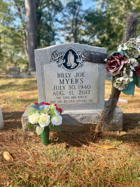 Flower delivery for Billy Joe Myers