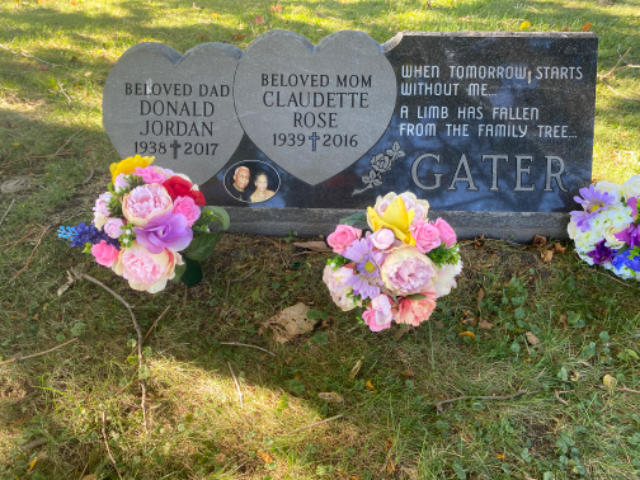 Flower delivery for Donald Jordan Gater