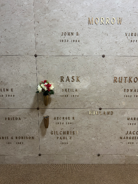 Flower delivery for Sheila Yvonne Rask