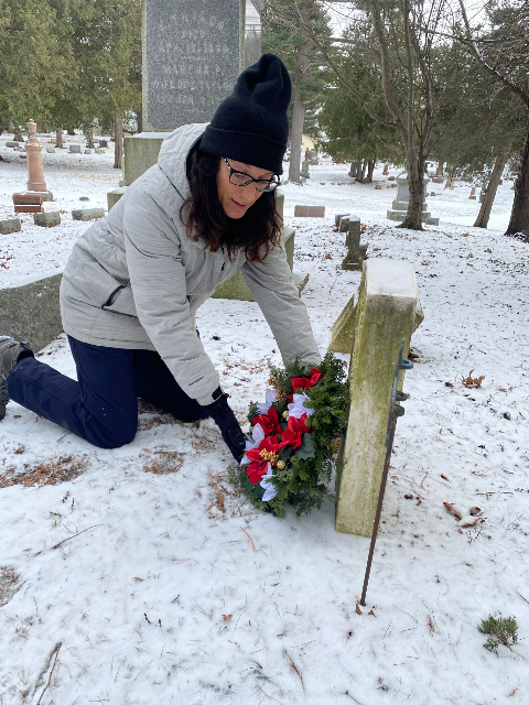 Flower delivery for Frank Aretas Haskell