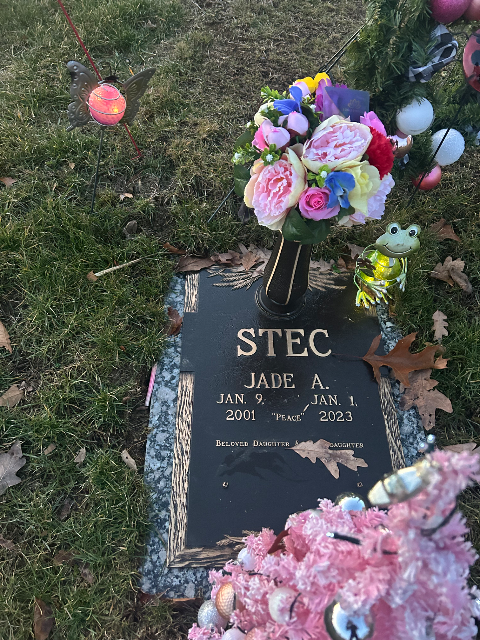 Flower delivery for Jade Alexis Stec