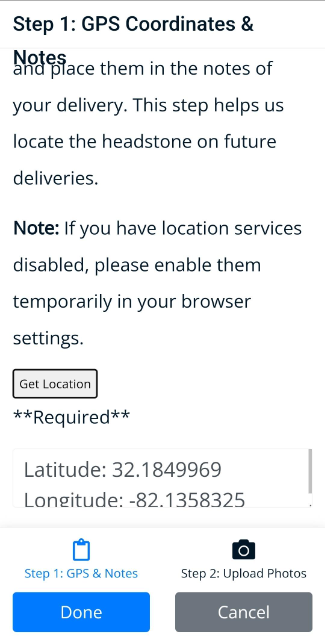 Flower delivery for Eva Lee Miranda Tillman