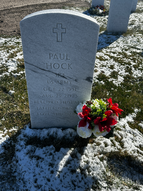 Flower delivery for Paul Hock